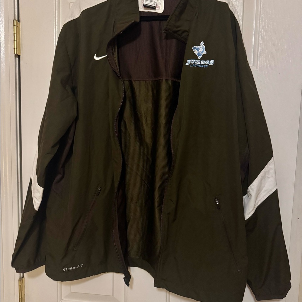 Vintage Tufts Lacrosse Nike “Storm-Fit” windbreaker jacket